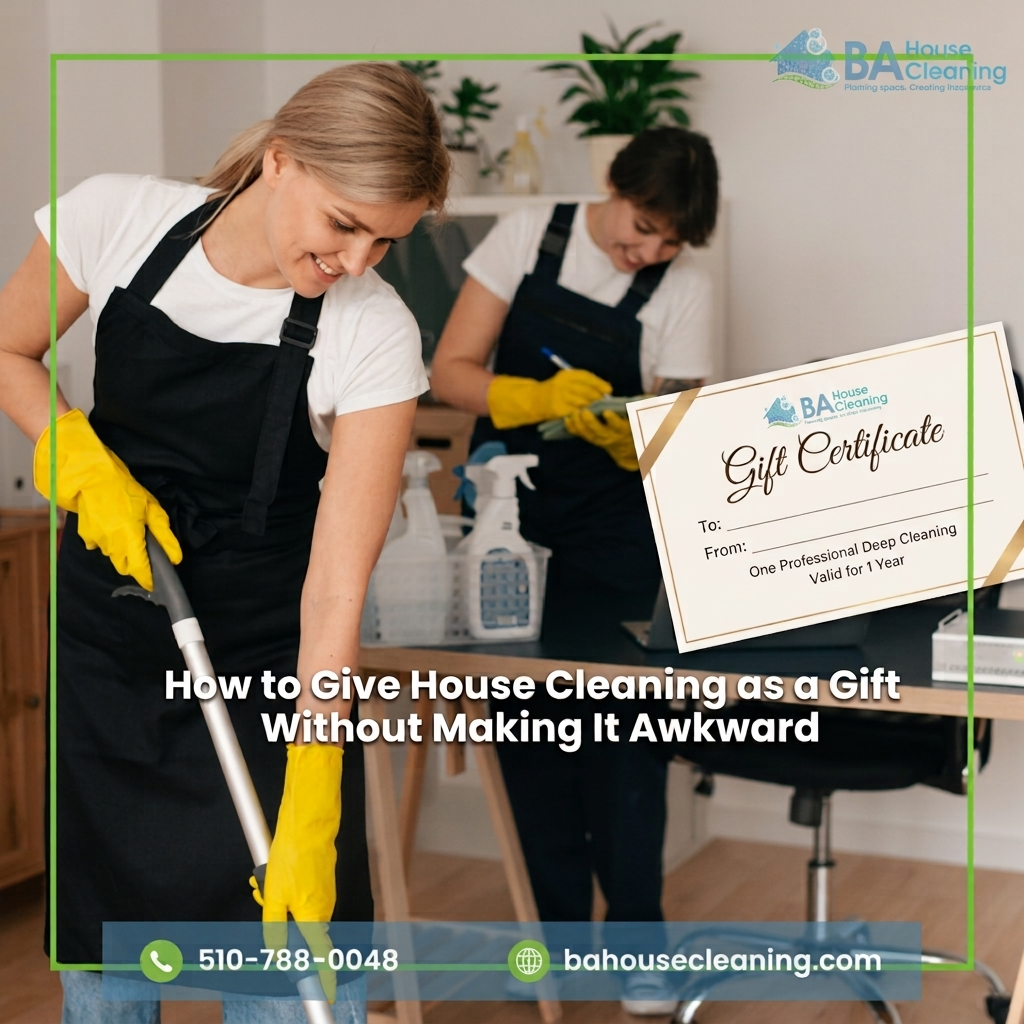 how to give house cleaning as a gift