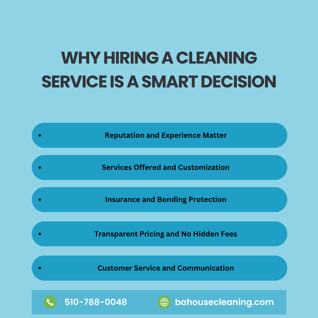 hiring a cleaning service