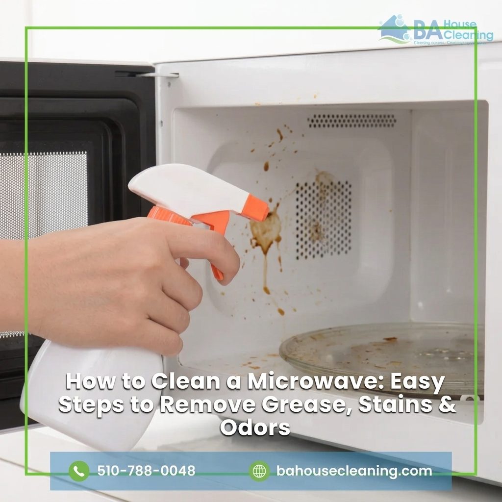 How to clean a microwave