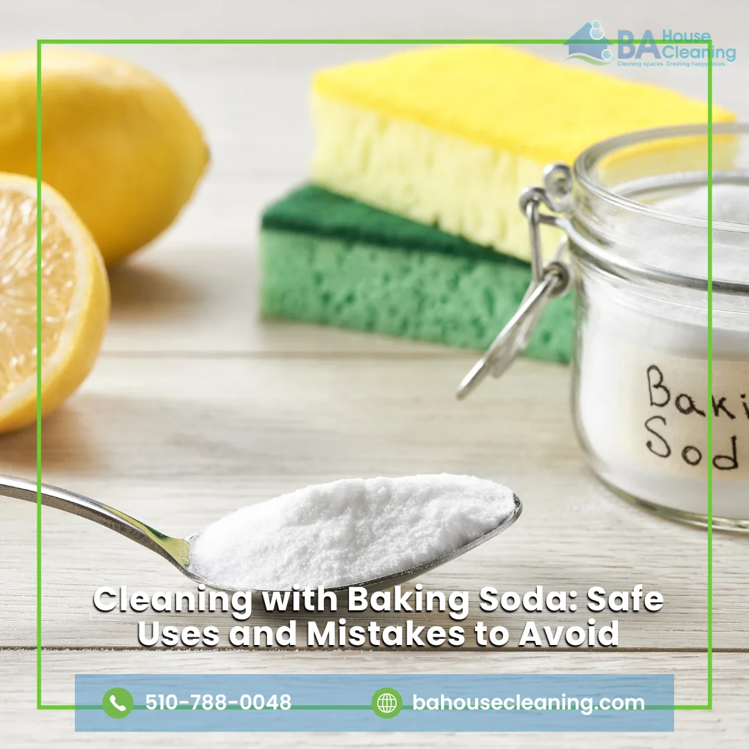 Cleaning with baking soda