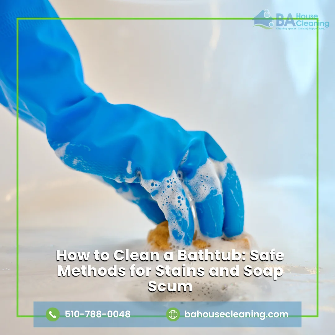 How to clean a bathtub