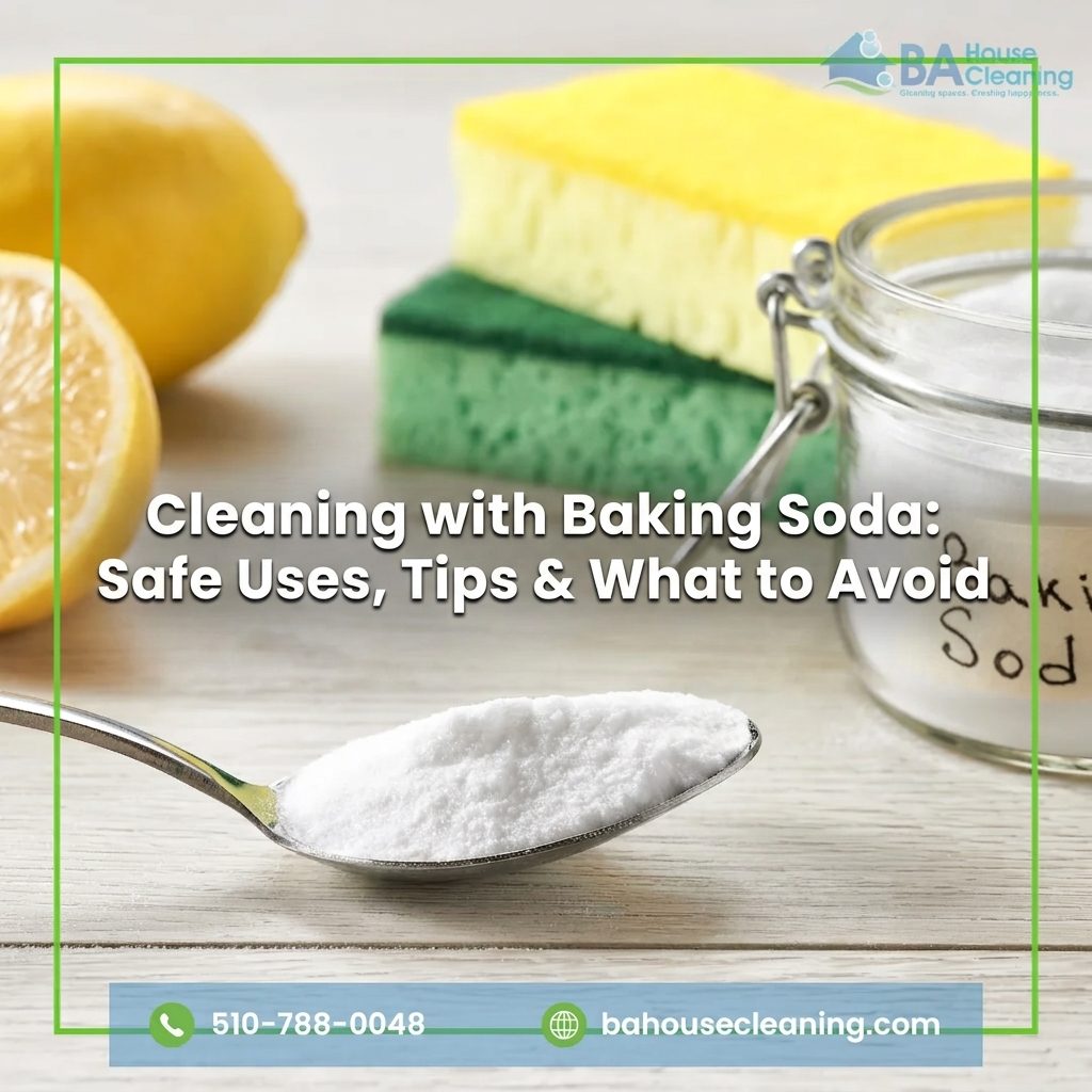 Cleaning with baking soda