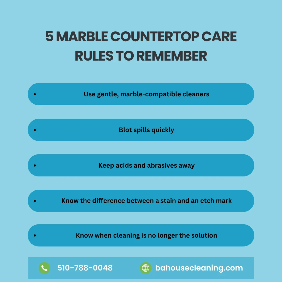 How to Clean Marble Countertops
