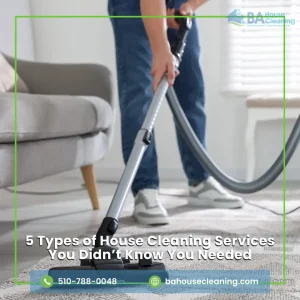 types of house cleaning services