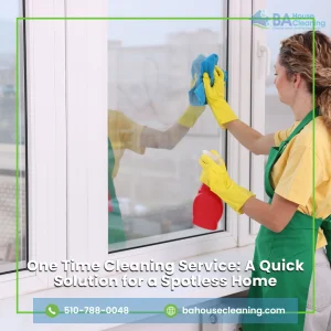 one time cleaning service